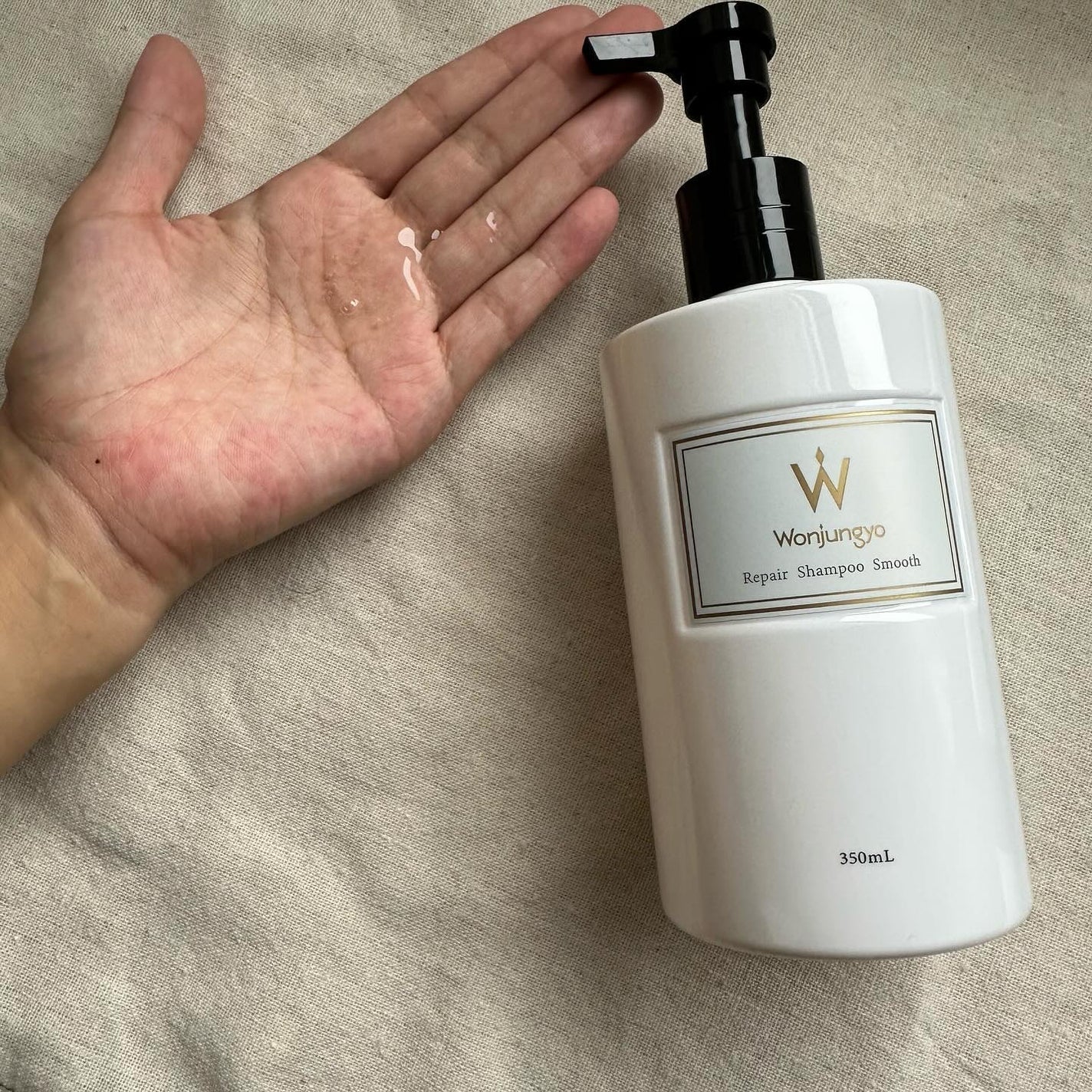 ウォンジョンヨ リペアシャンプー スムース/リペアトリートメント スムース/Wonjungyo/市販シャンプーを使ったクチコミ(2枚目)