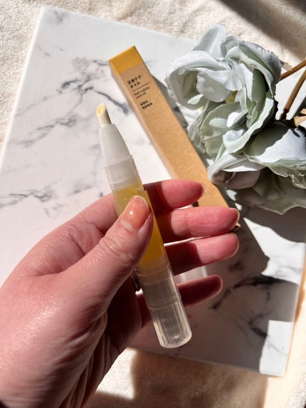 甘皮ケアオイル/無印良品/ネイルオイル・トリートメントを使ったクチコミ(2枚目)