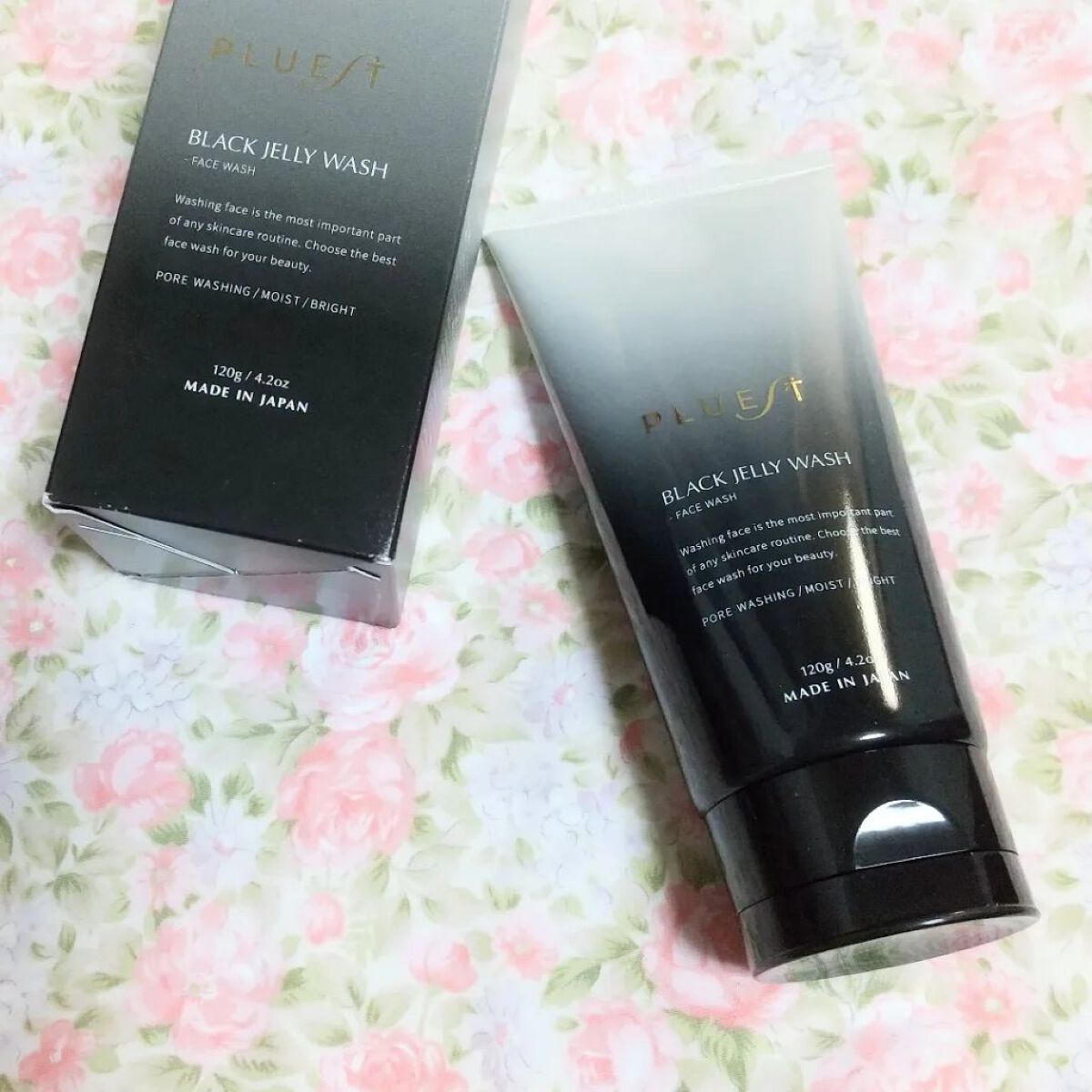 BLACK JELLY WASH（ブラックジェリーウォッシュ）/PLUEST/その他洗顔料を使ったクチコミ（1枚目）