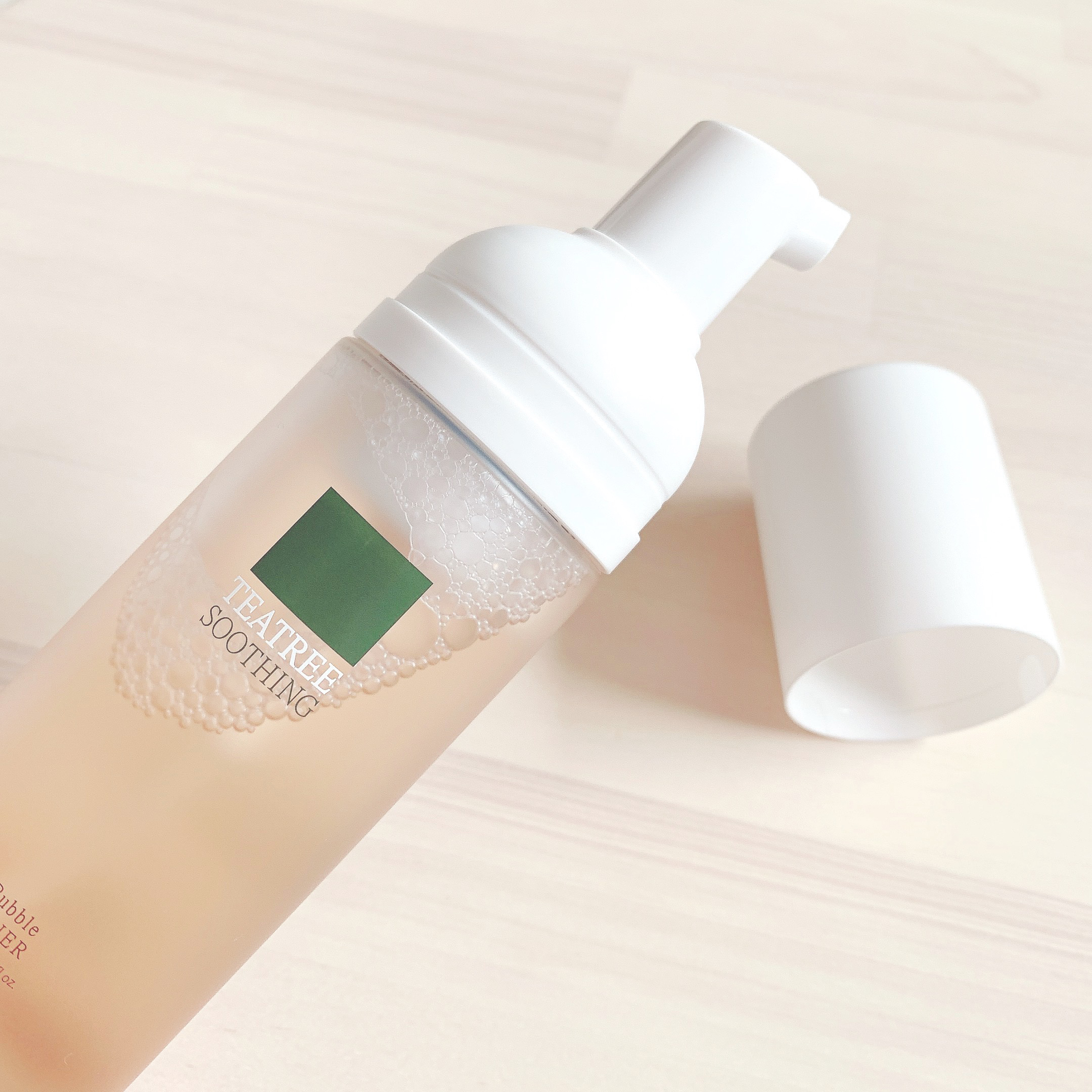 ティーツリースーディングバブルトナー150ml+詰め替え用100mlセット/WellDerma/化粧水を使ったクチコミ（2枚目）