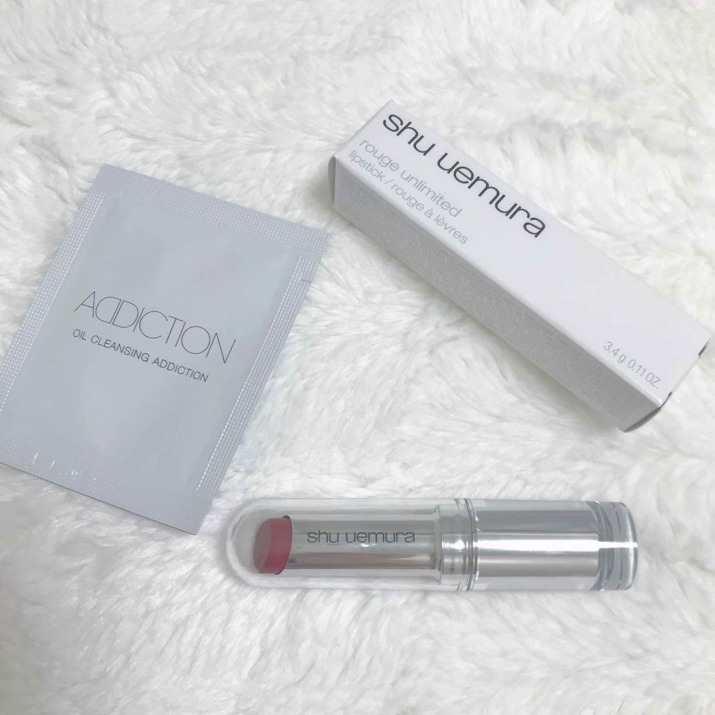 ルージュ アンリミテッド/shu uemura/口紅を使ったクチコミ(1枚目)