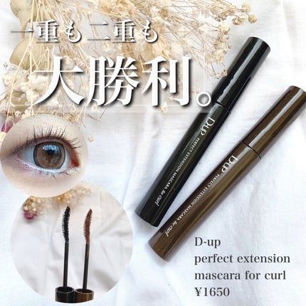 パーフェクトエクステンション マスカラ for カール/D-UP/マスカラを使ったクチコミ(1枚目)