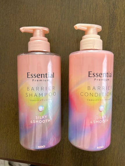 エッセンシャルプレミアム バリアシャンプー・コンディショナー シルキー&スムース/エッセンシャル/市販シャンプーを使ったクチコミ(1枚目)