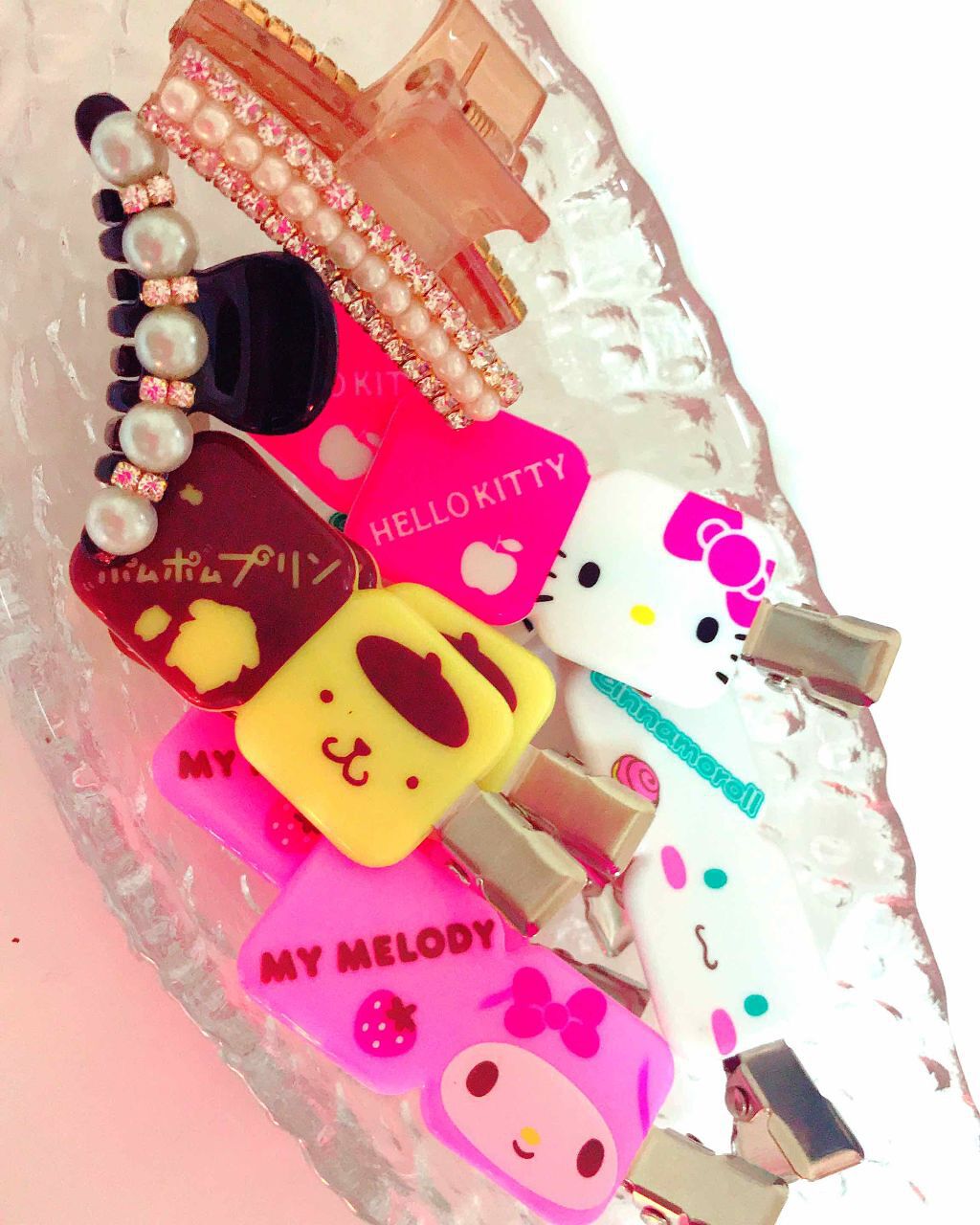 スクエアミニクリップピン/キャンドゥ/ヘアアクセサリーを使ったクチコミ(1枚目)