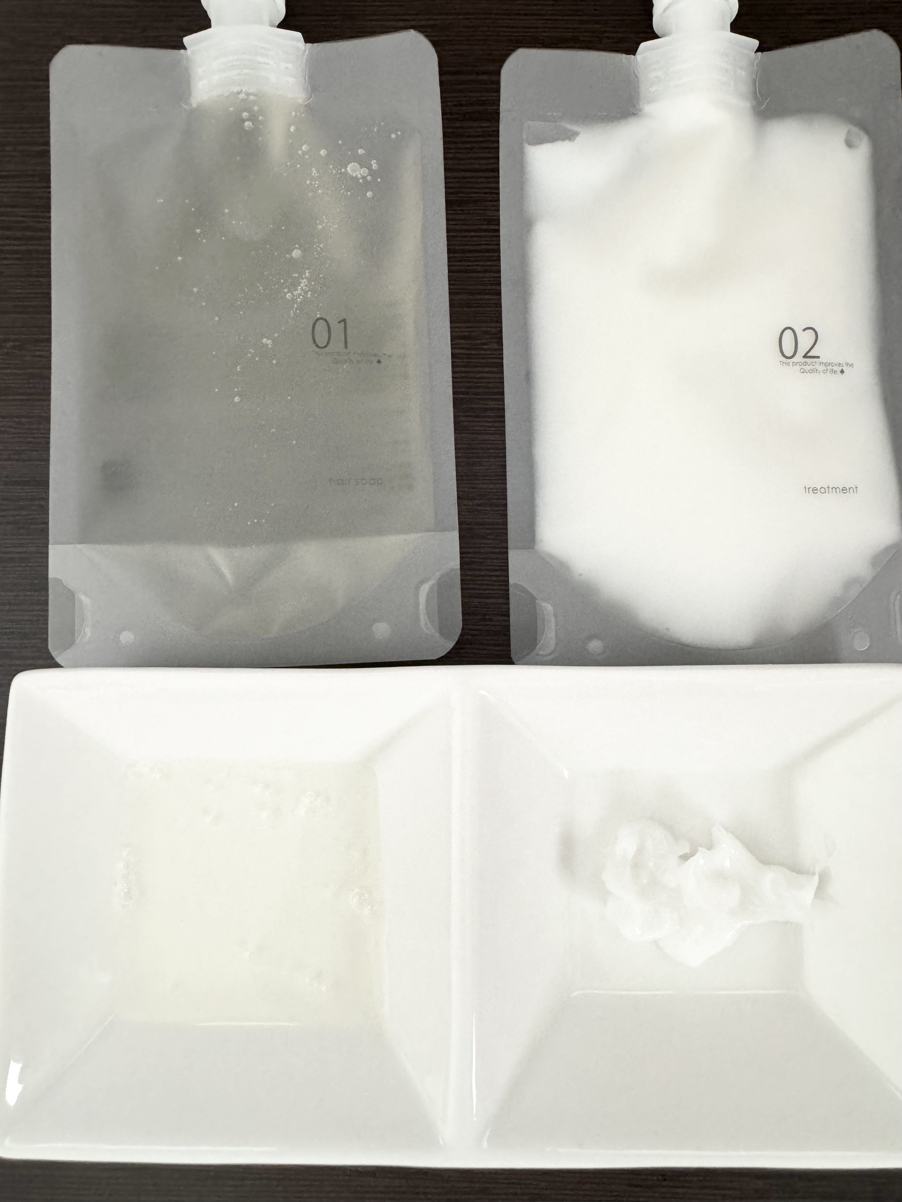 ヘアケアトライアルセット/QUEEN'S BATHROOM/トライアルキットを使ったクチコミ（2枚目）