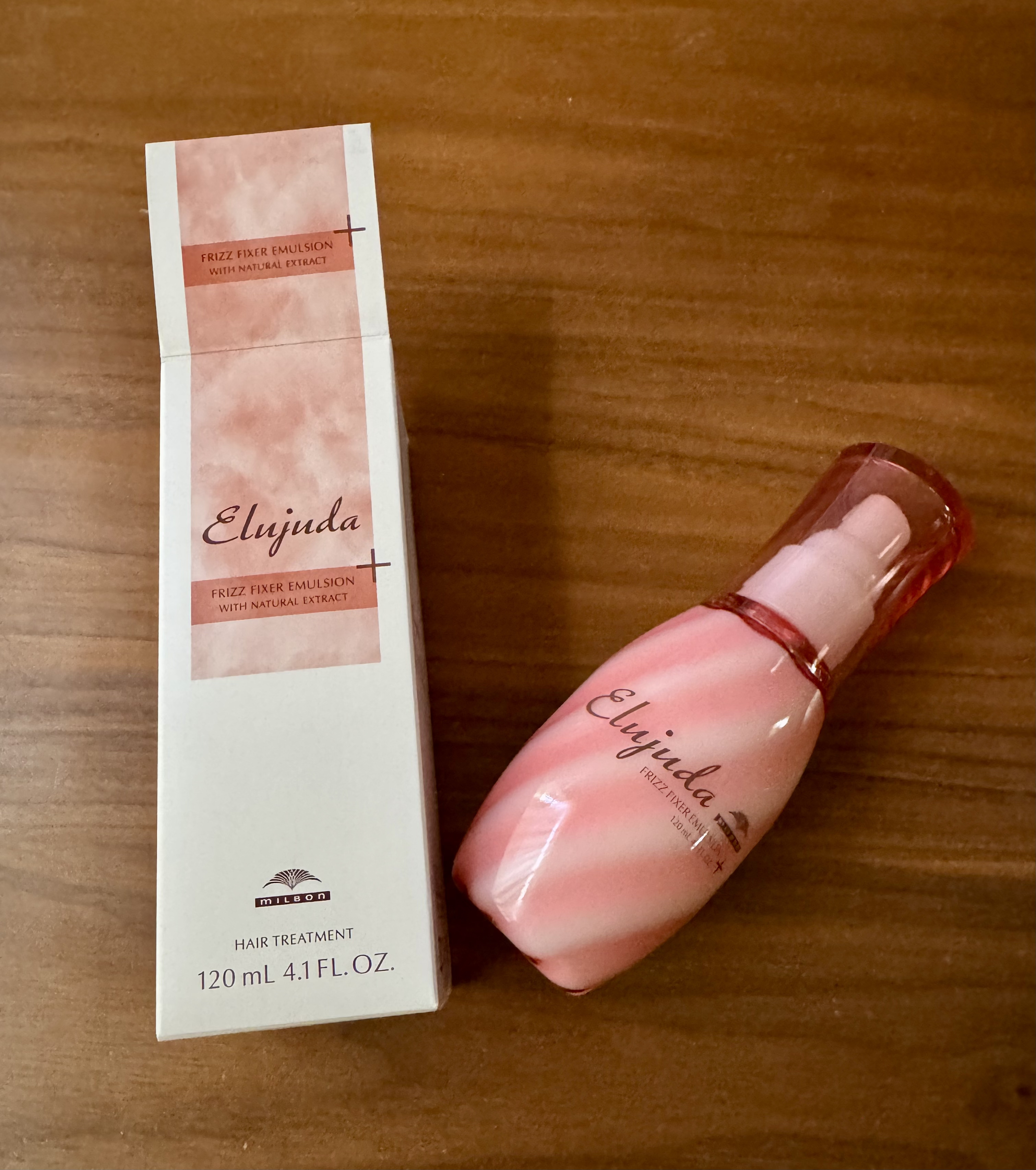 エルジューダ フリッズフィクサー エマルジョン＋/ミルボン/ヘアミルクを使ったクチコミ（1枚目）