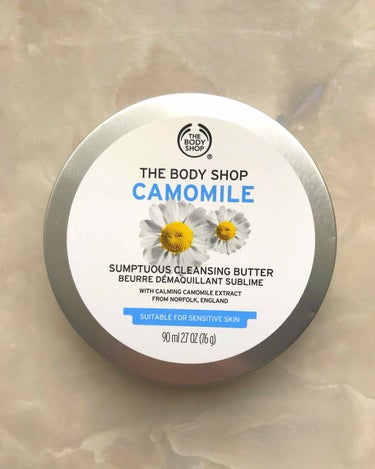 ザボディショップ
サンプチュアスクレンジングバター
CAMOMILE
90ml
オリーブオイルとシアバターが入っている為、洗い上がりがしっとりです☺️乾燥しやすい肌にぴったりの商品だと思います✨