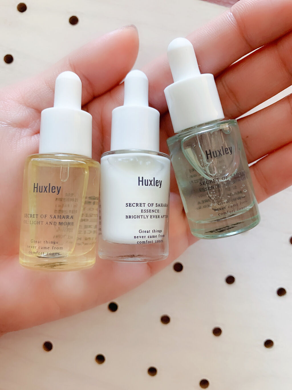 エッセンス；グラブウォーター/Huxley/美容液を使ったクチコミ（3枚目）