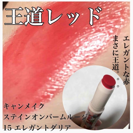 ステイオンバームルージュ/キャンメイク/口紅を使ったクチコミ(1枚目)
