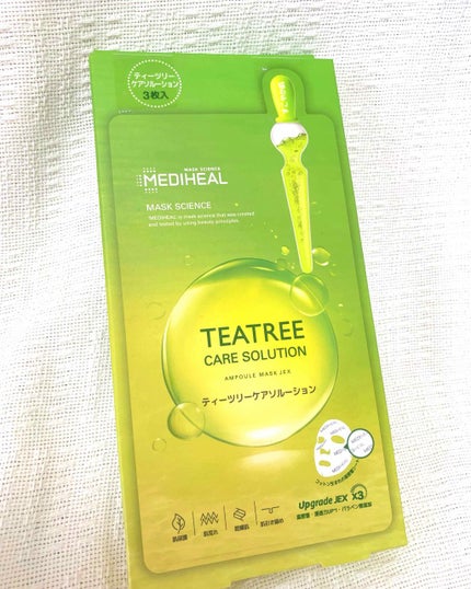 ティーツリーケアソリューション アンプルマスクJEX/MEDIHEAL/シートマスク・パックを使ったクチコミ(1枚目)