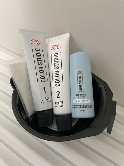 ウエラ カラースタジオ クリームタイプヘアカラー/ウエラ/ヘアカラーを使ったクチコミ(2枚目)
