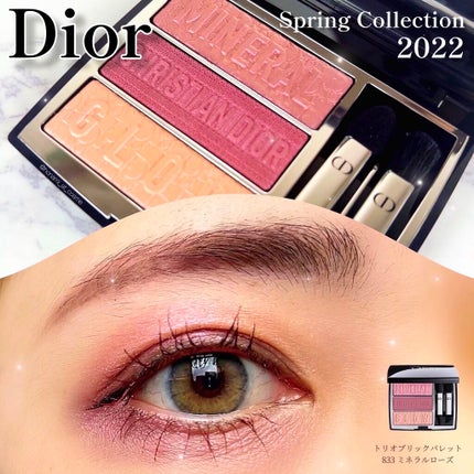 トリオ ブリック パレット/Dior/アイシャドウパレットを使ったクチコミ(1枚目)