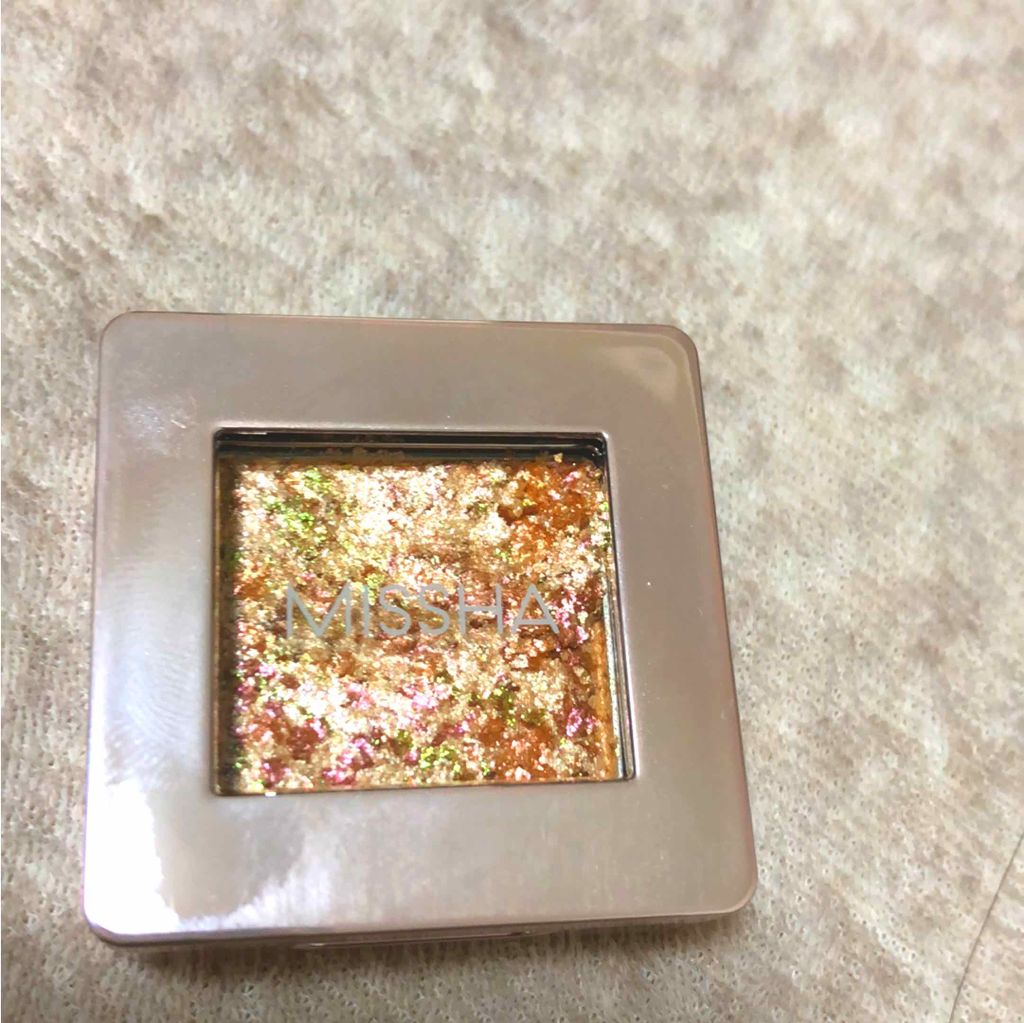 グリッタープリズム シャドウ/MISSHA/グリッターを使ったクチコミ(2枚目)