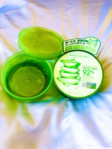 マイルド&モイスチャーアロエジェル/ネイチャーリパブリック/ボディローションを使ったクチコミ(1枚目)