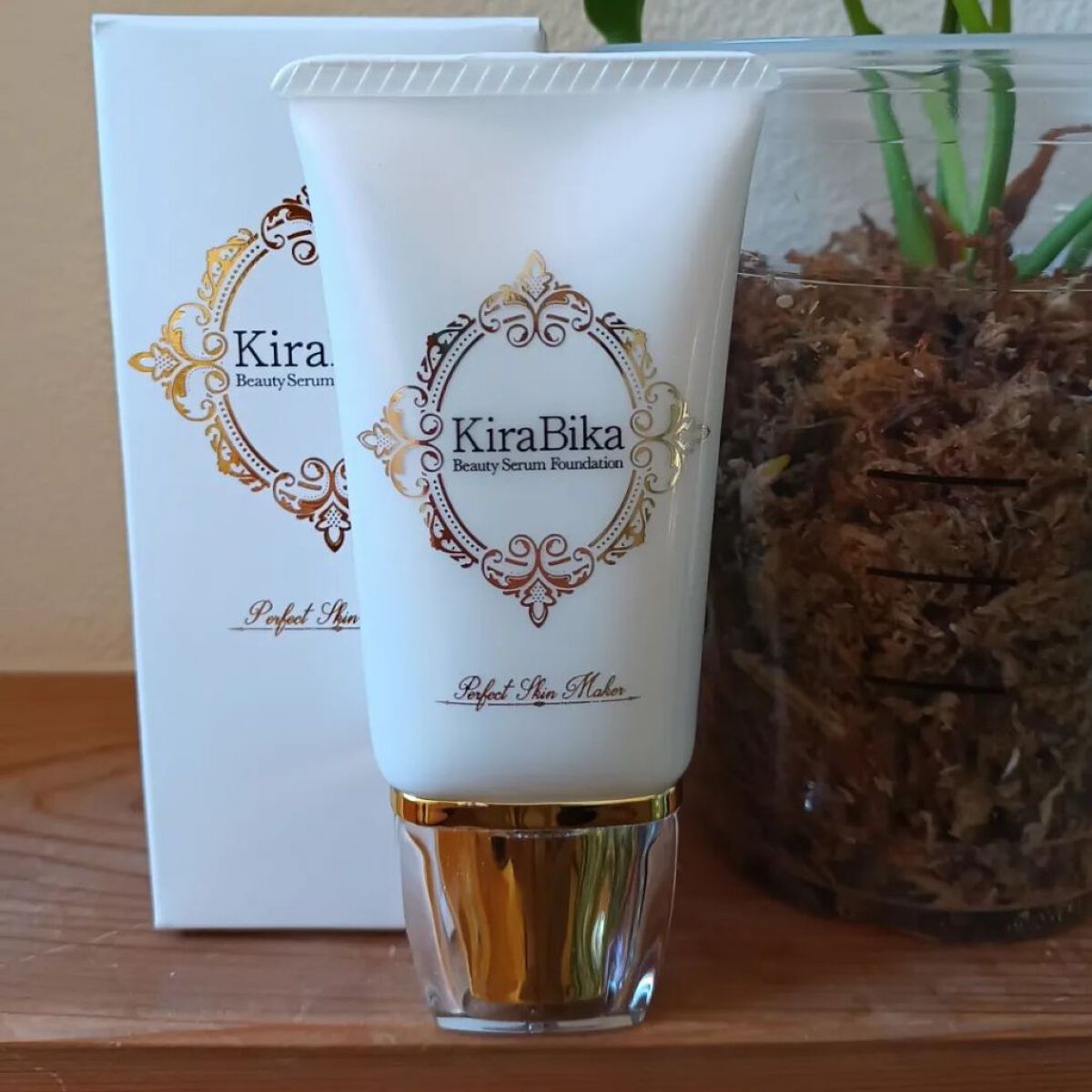 きらびか　ビューティーセラムファンデーション/KiraBika/リキッドファンデーションを使ったクチコミ（1枚目）
