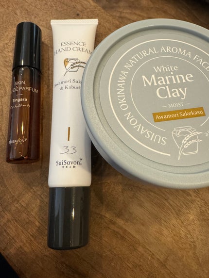 まんまる on LIPS 「右からsuisavonの琉球のホワイトマリンクレイ洗顔石鹸(泡..」(1枚目)
