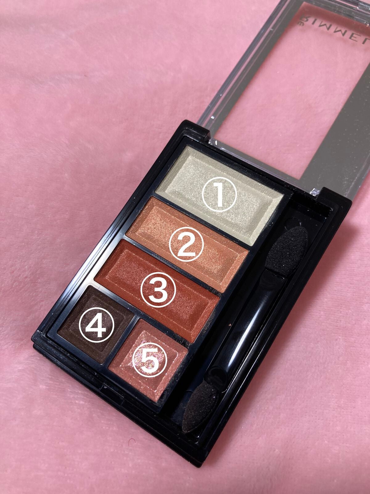 ショコラスウィート アイズ/リンメル ロンドン/アイシャドウパレットを使ったクチコミ(2枚目)