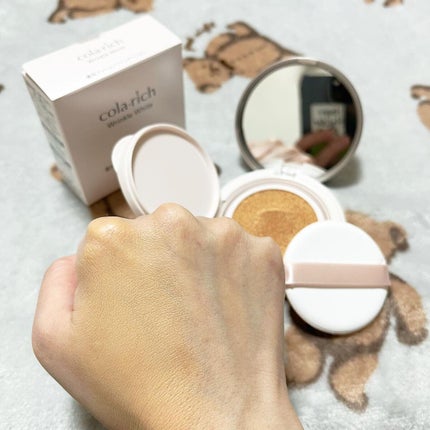 リンクルホワイトクッションファンデーション/コラリッチ/クッションファンデーションを使ったクチコミ(3枚目)