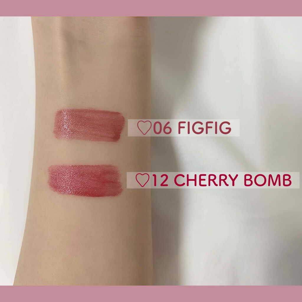 ジューシーラスティングティント/rom&nd/リップティントを使ったクチコミ(2枚目)