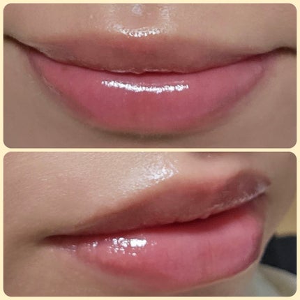 グラスティングメルティングバーム/rom&nd/リップバームを使ったクチコミ(4枚目)