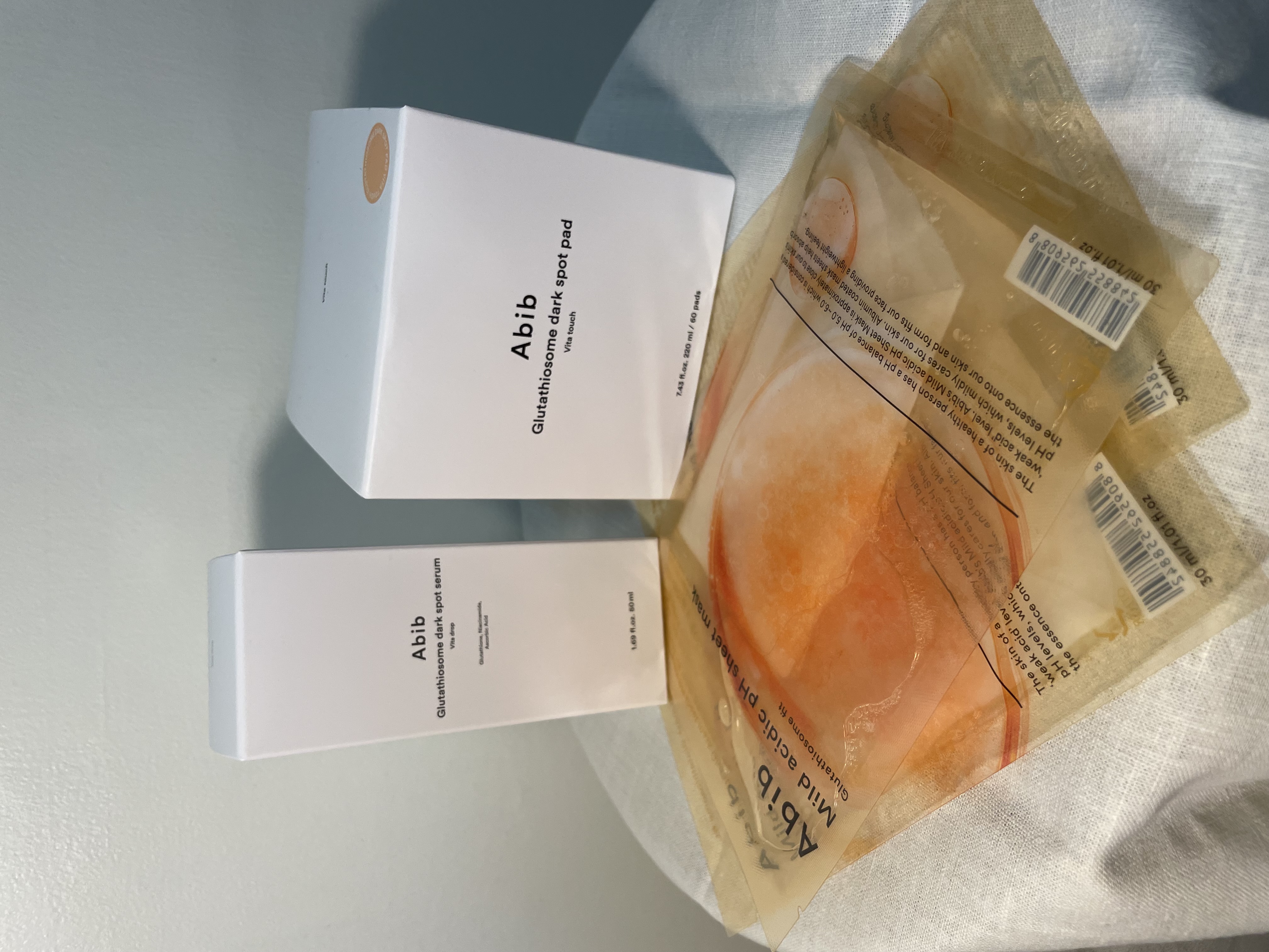 グルタチオンソームダークスポットパッドビタタッチ/Abib /トナーパッドを使ったクチコミ（1枚目）