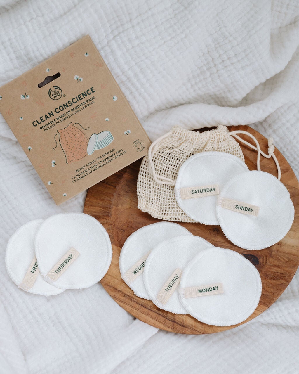 リユーサブル バンブーコットンパッド/THE BODY SHOP/コットンを使ったクチコミ(1枚目)