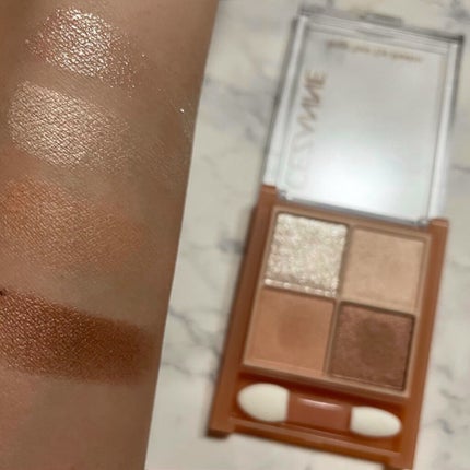 ベージュトーンアイシャドウ/CEZANNE/アイシャドウパレットを使ったクチコミ(4枚目)