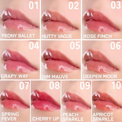 グラスティングカラーグロス/rom&nd/リップグロスを使ったクチコミ(7枚目)