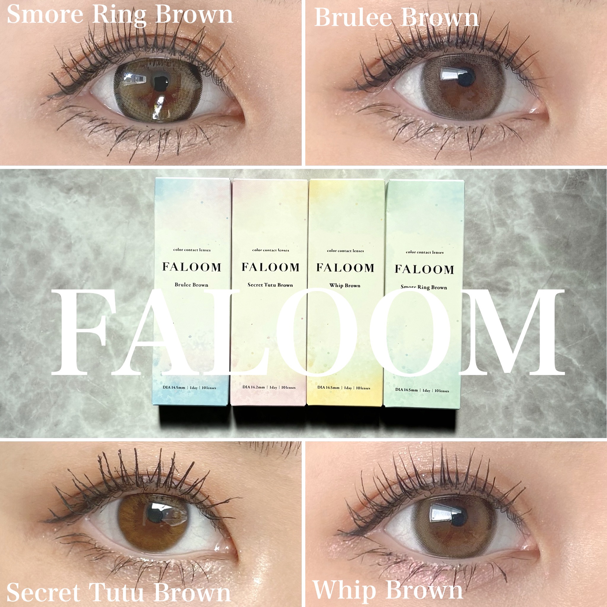 FALOOM 1DAY スモアリング/FALOOM/ワンデー（１DAY）カラコンを使ったクチコミ（1枚目）