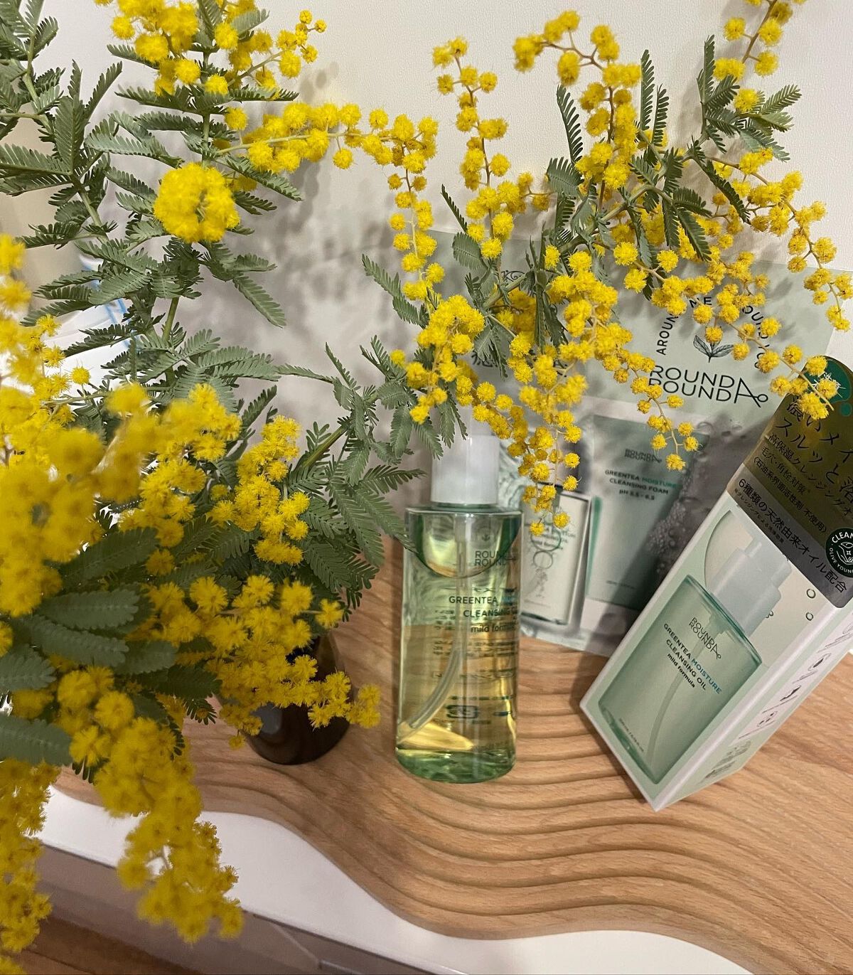 グリーンティーモイスチャークレンジングオイル/ラウンドアラウンド/オイルクレンジングを使ったクチコミ（3枚目）