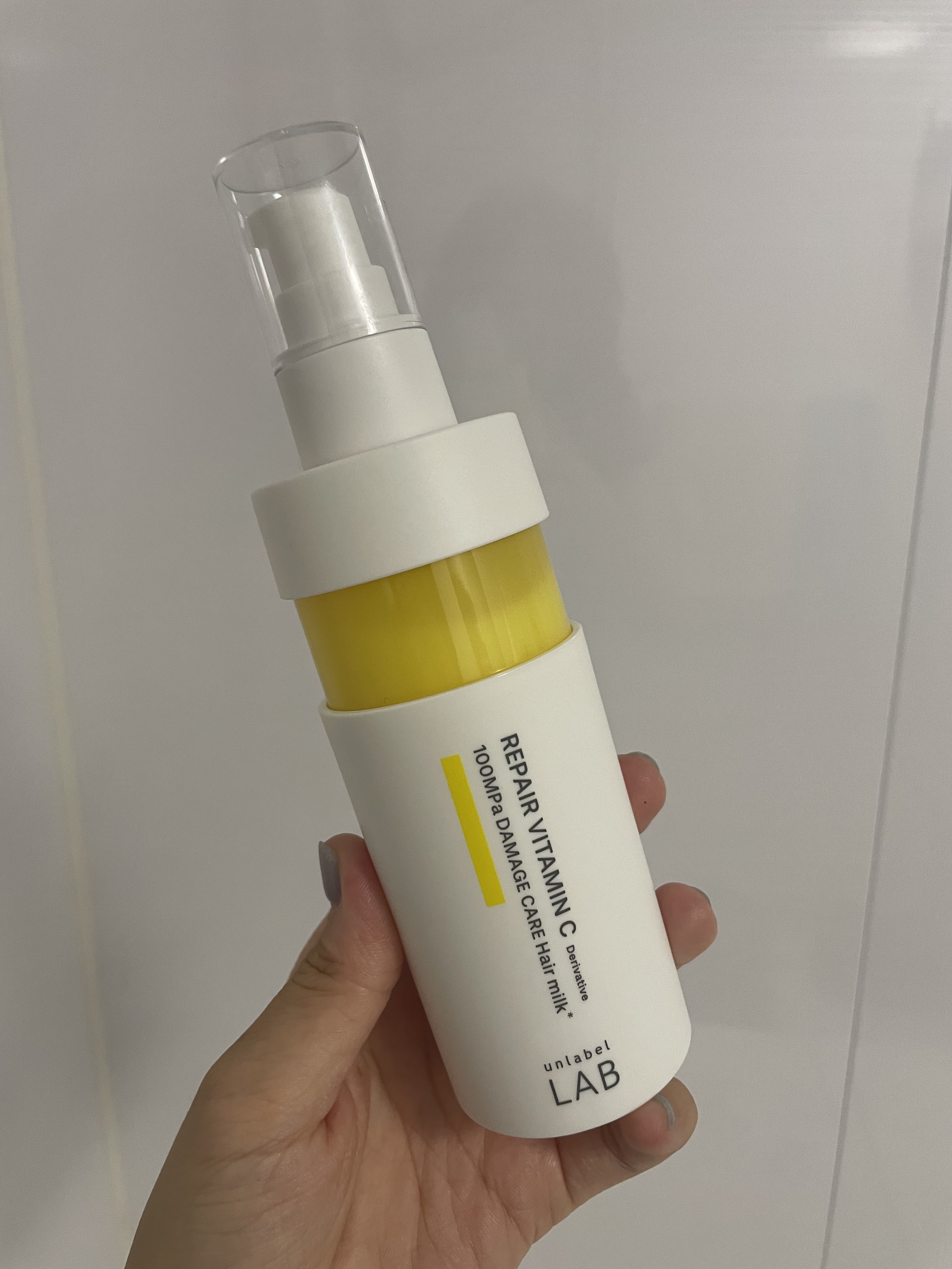 超高圧*¹浸透型リペアビタミンC誘導体*⁴配合　集中美容液ヘアミルク/unlabel/ヘアミルクを使ったクチコミ（1枚目）