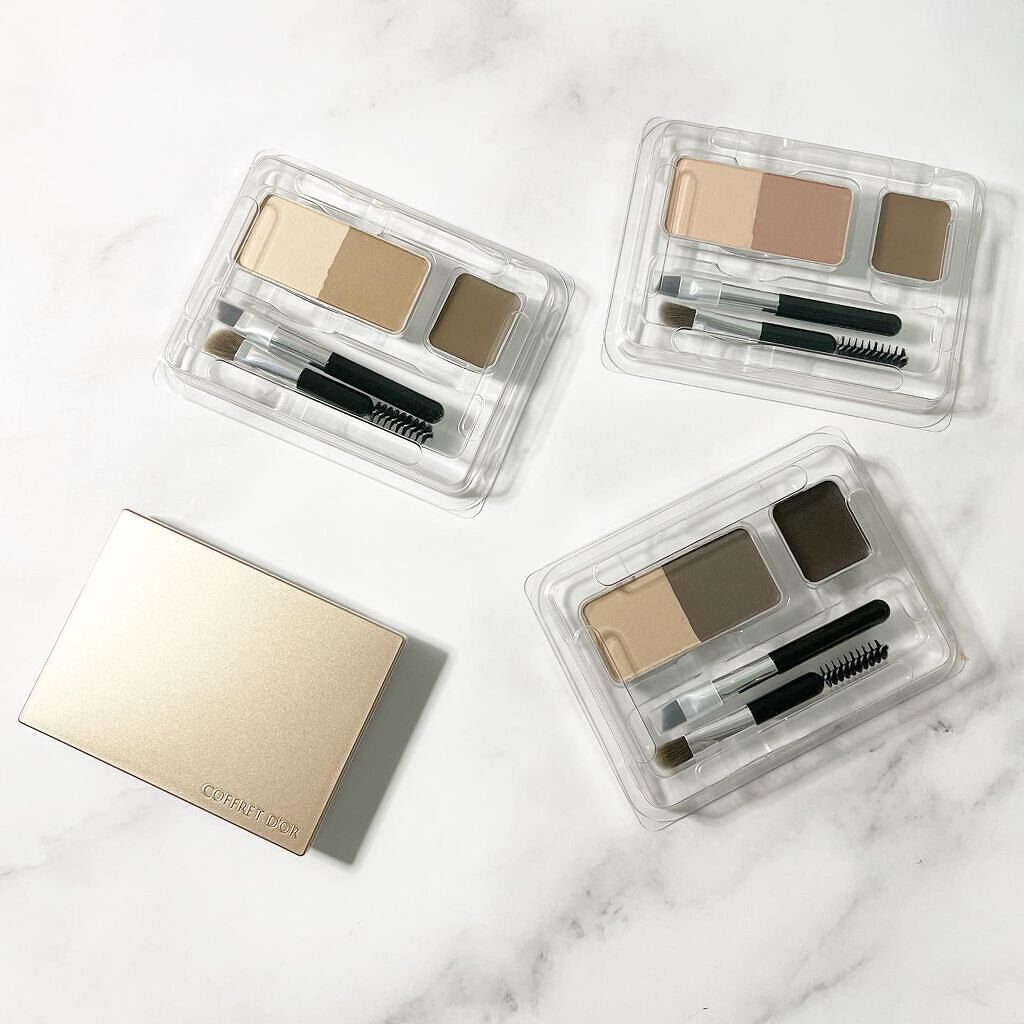 アイブロウキーパー/コフレドール/パウダーアイブロウを使ったクチコミ（3枚目）