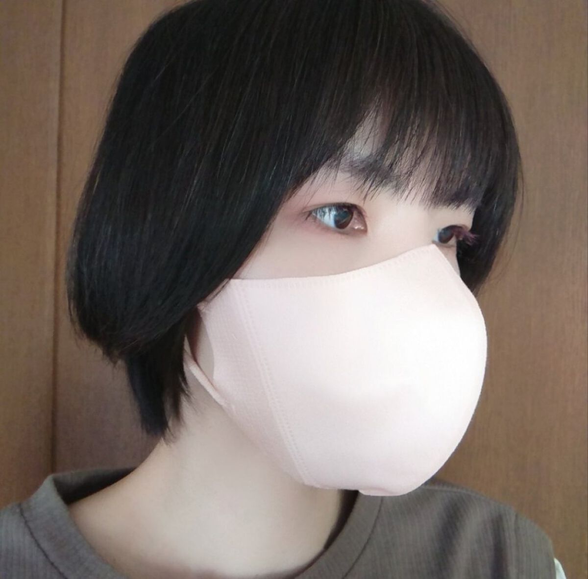 立体不織布マスク/DAISO/マスクを使ったクチコミ(6枚目)