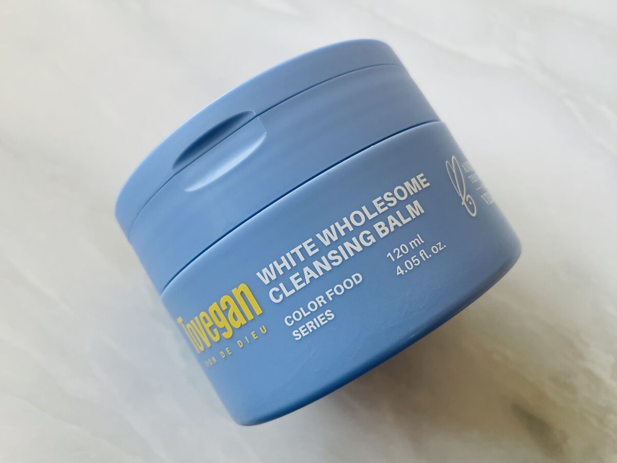 カラーフードシリーズホワイトホールサムクレンジングバーム/Tovegan/クレンジングバームを使ったクチコミ（1枚目）