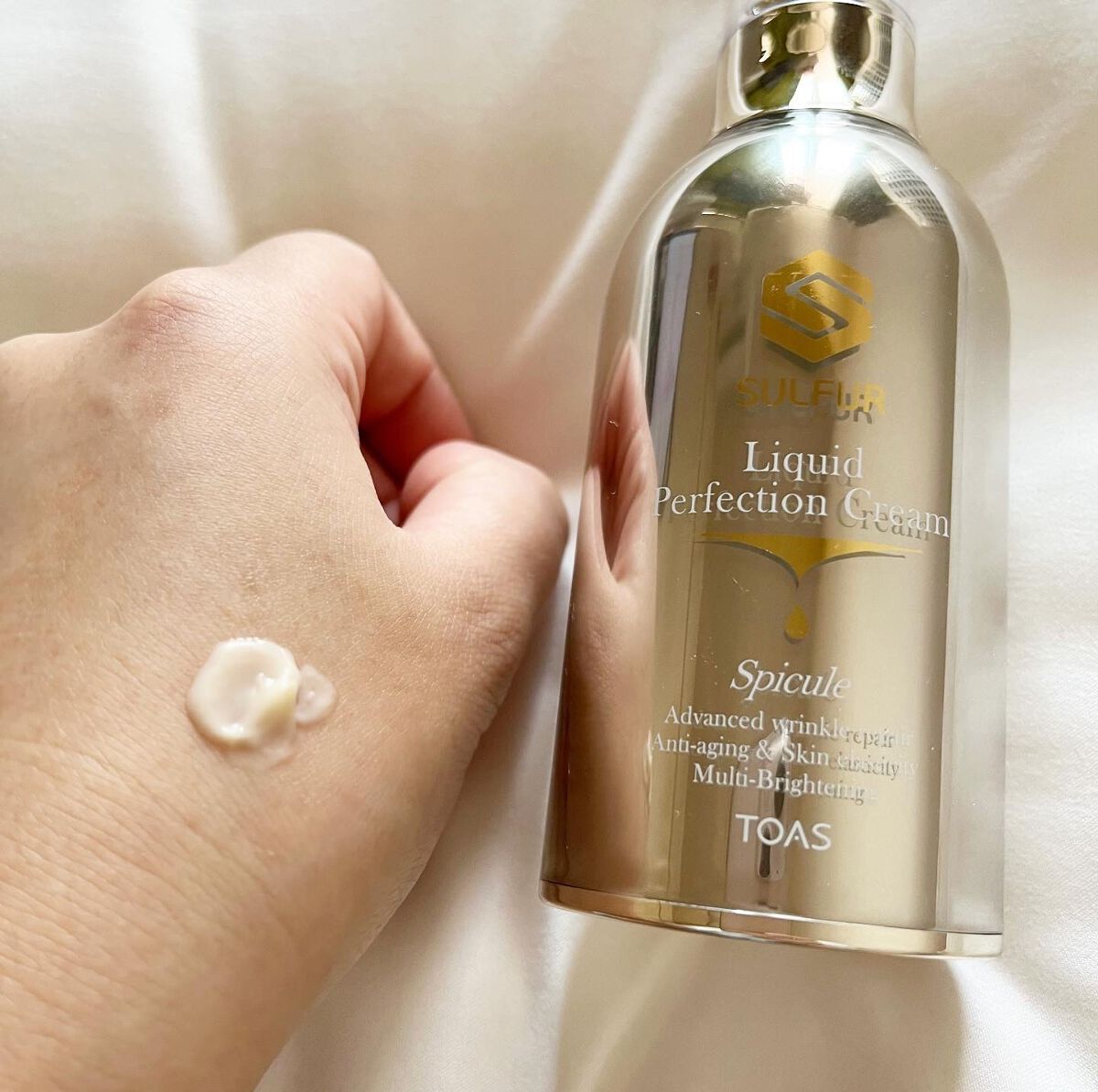 サルファ リキッド パーフェクションクリーム/トアス/フェイスクリームを使ったクチコミ（3枚目）