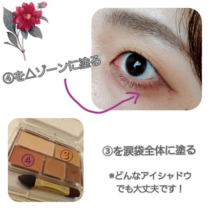 パーフェクトマルチアイズ/キャンメイク/アイシャドウパレットを使ったクチコミ(4枚目)