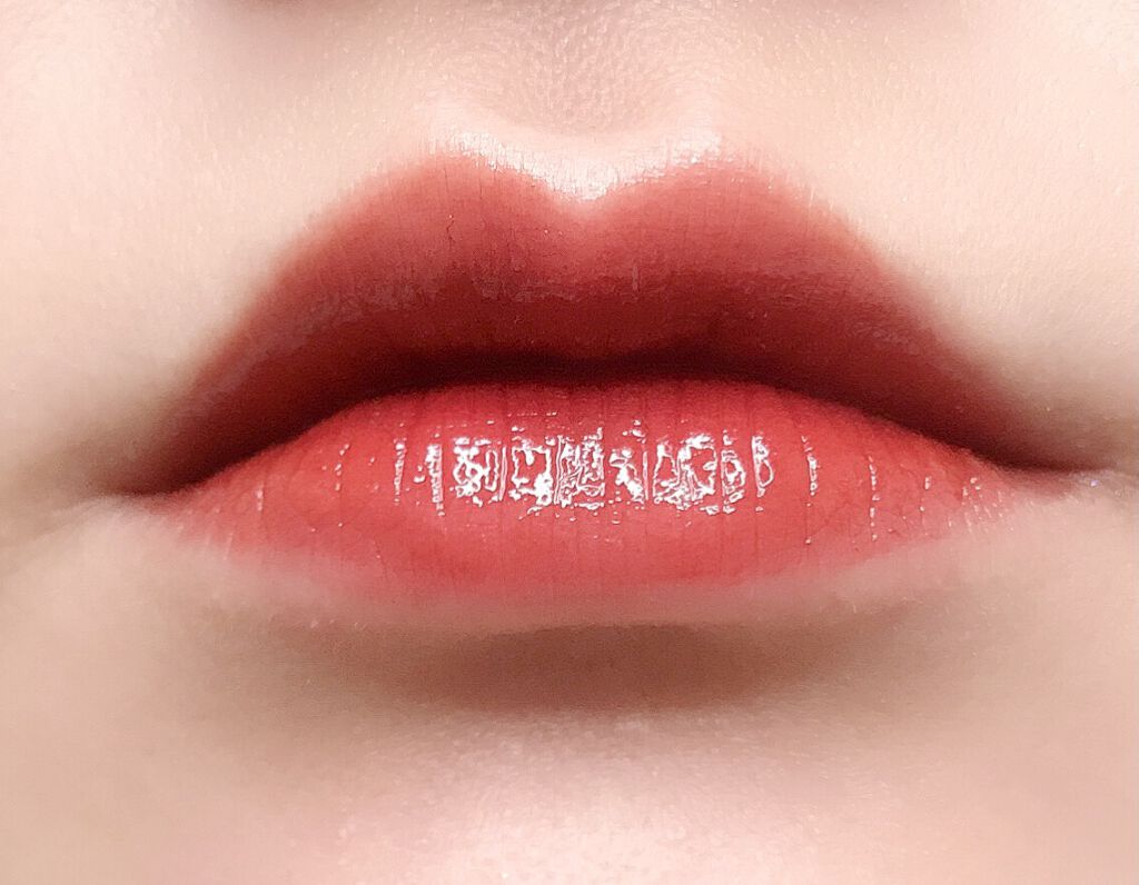 ジューシーラスティングティント 13 イートドトリ(EAT DOTORI)/rom&nd/リップティントを使ったクチコミ（3枚目）