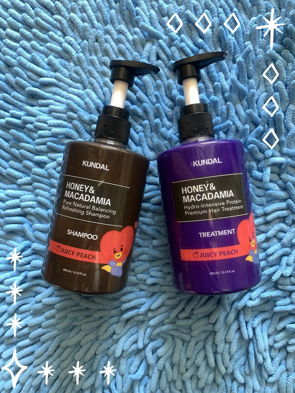 ハニー&マカデミアシャンプー／トリートメント  ジューシィピーチ Juicy peach/KUNDAL/シャンプー・コンディショナーを使ったクチコミ（1枚目）