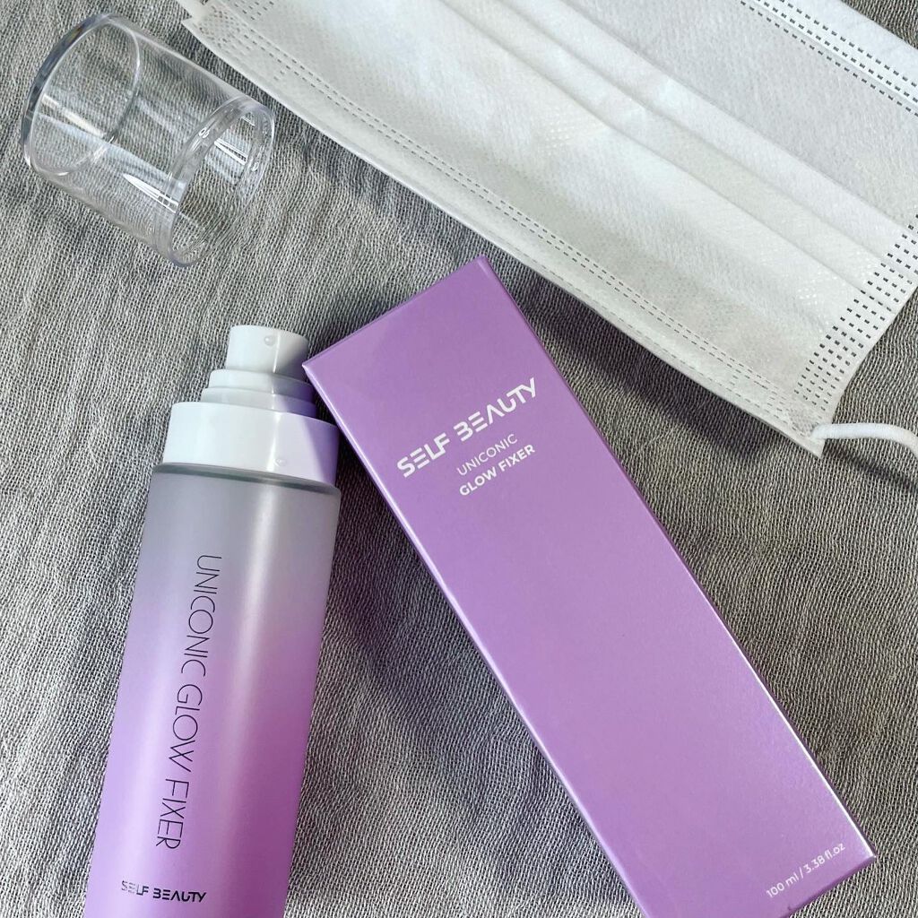 ユニコーン メイクアップグローフィックスミスト/SELF BEAUTY/フィックスミストを使ったクチコミ(1枚目)