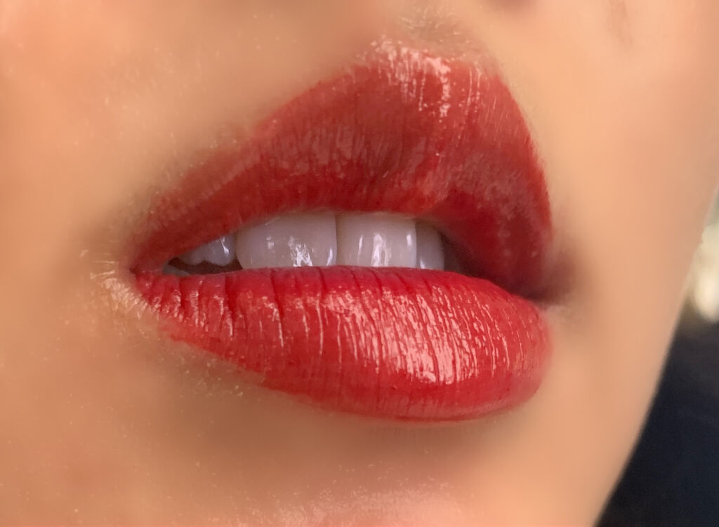 カラースプラッシュウォーターティント/B. by BANILA/リップティントを使ったクチコミ（3枚目）