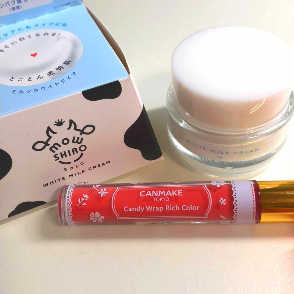 トーンアップクリーム　ミルクホワイト/モウシロ/化粧下地を使ったクチコミ（2枚目）