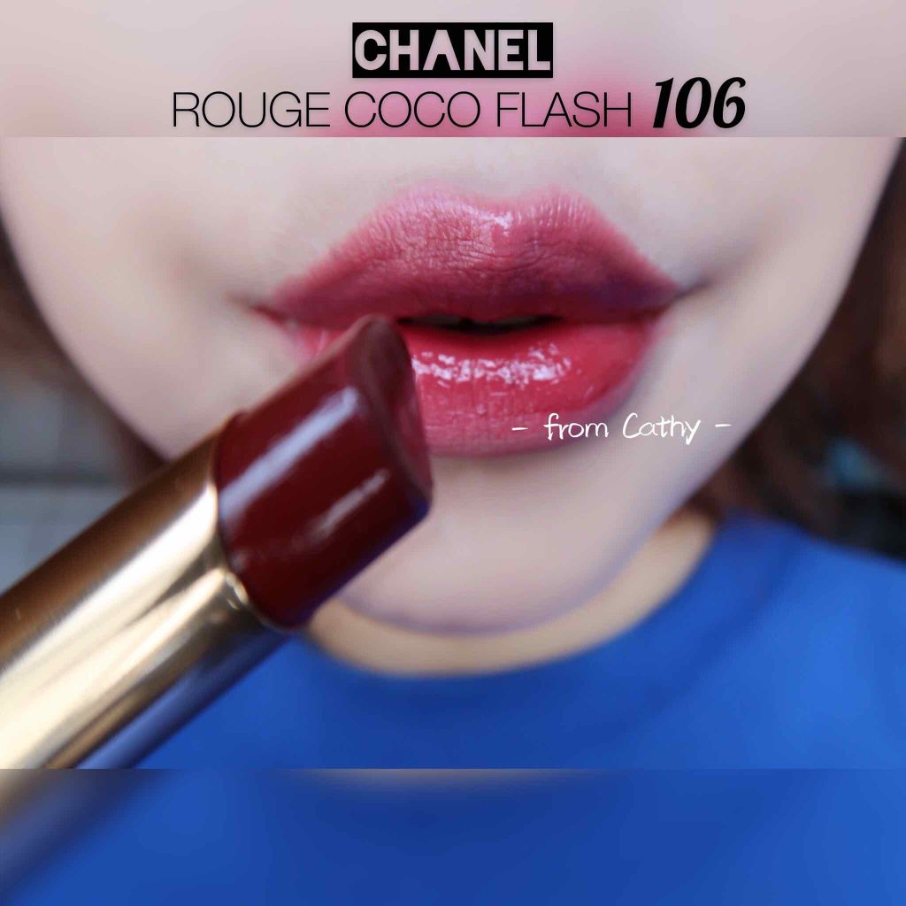 ルージュ ココ フラッシュ/CHANEL/口紅を使ったクチコミ(1枚目)