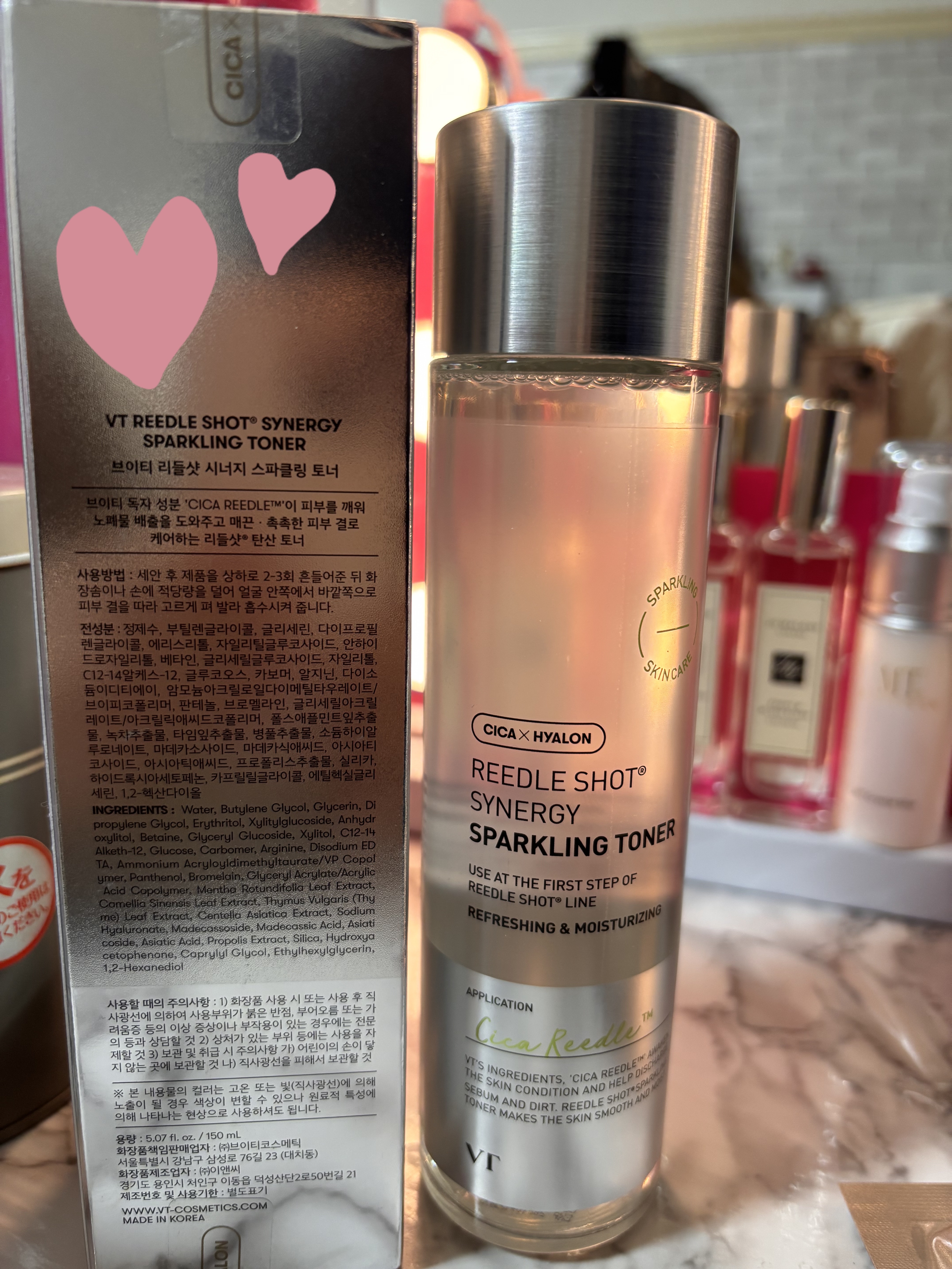 リードルショットシナジースパークリングトナー リードル入り (150ml) /VT/化粧水を使ったクチコミ（1枚目）