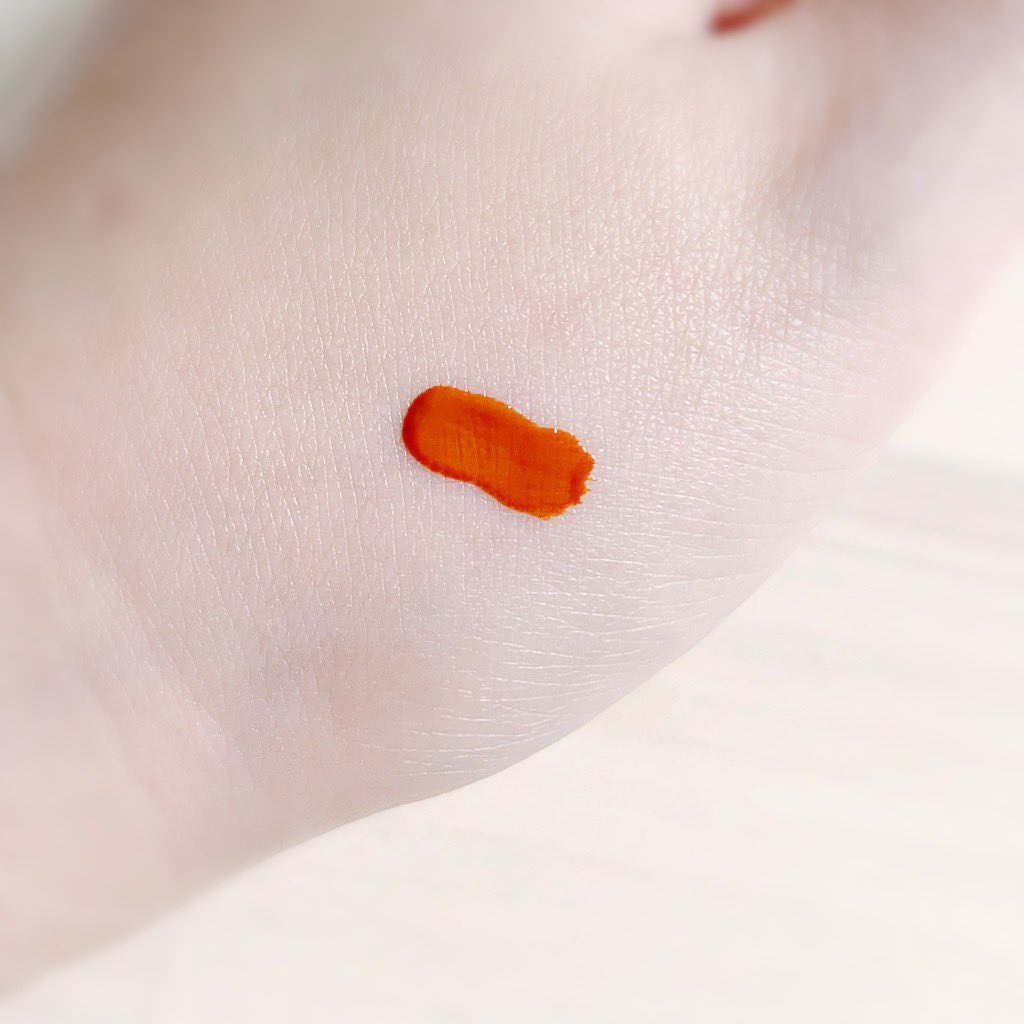 アピュー ジューシーパン ウォーターティント CR01　甘柿/A’pieu/リップティントを使ったクチコミ（2枚目）