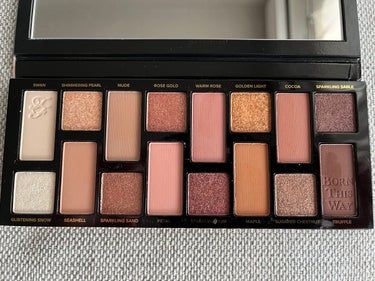 ボーン ディス ウェイ ザ ナチュラル ヌード アイシャドウ パレット/Too Faced/パウダーアイシャドウを使ったクチコミ（2枚目）