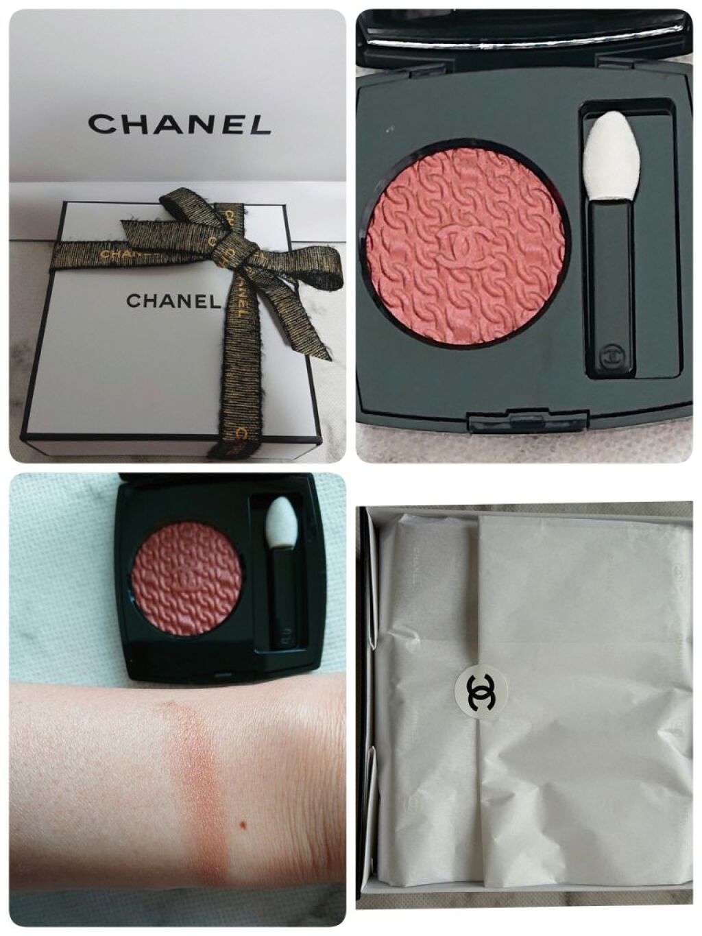 オンブル プルミエール プードゥル/CHANEL/単色アイシャドウを使ったクチコミ（3枚目）