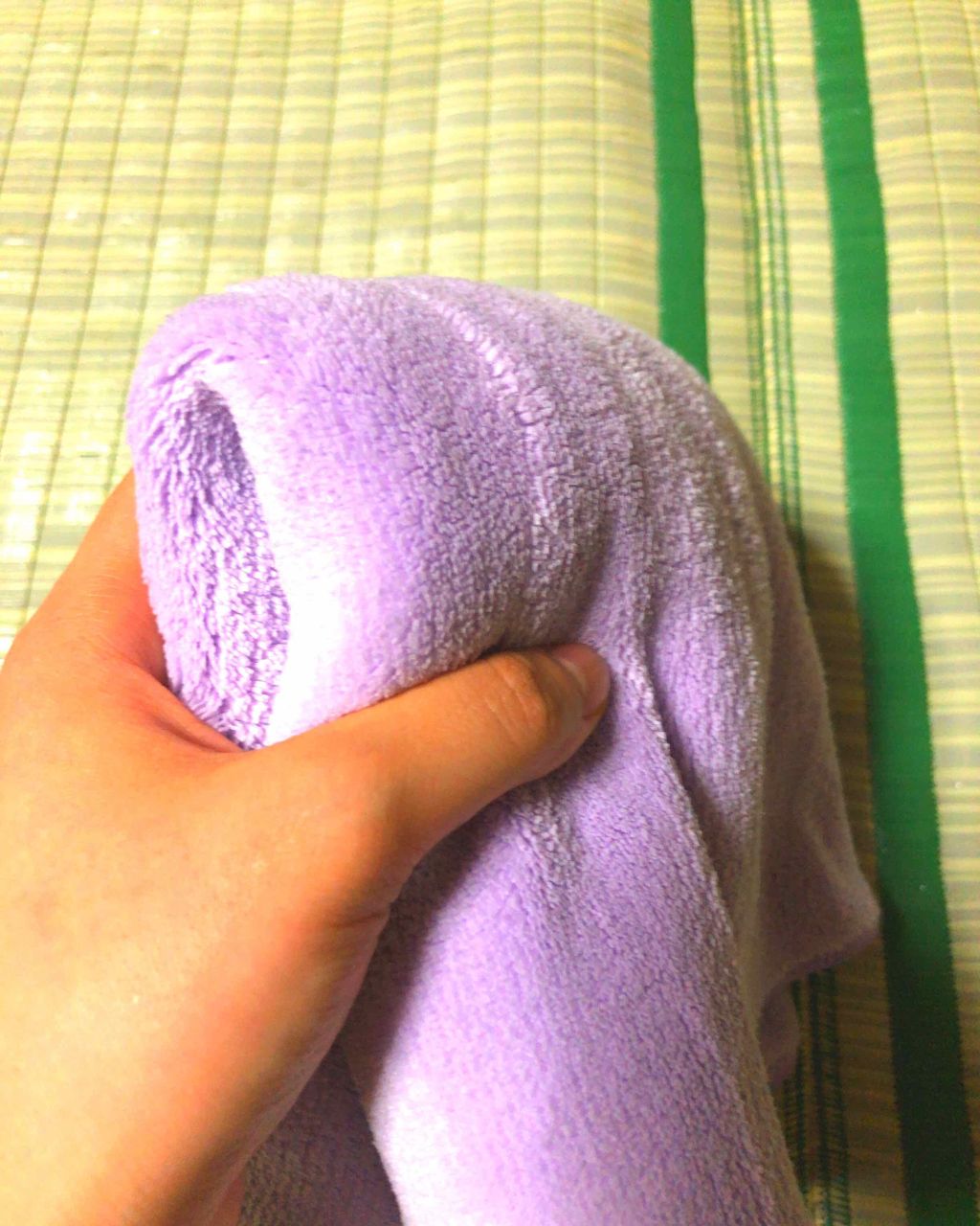 ヘアドライマイクロファイバータオル/ハホニコハッピーライフ/ヘアケアグッズを使ったクチコミ(4枚目)