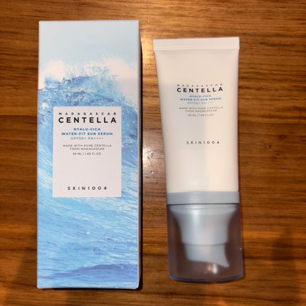 ヒアルーシカ ウォーターフィット サンセラム/SKIN1004/日焼け止めローションを使ったクチコミ(2枚目)