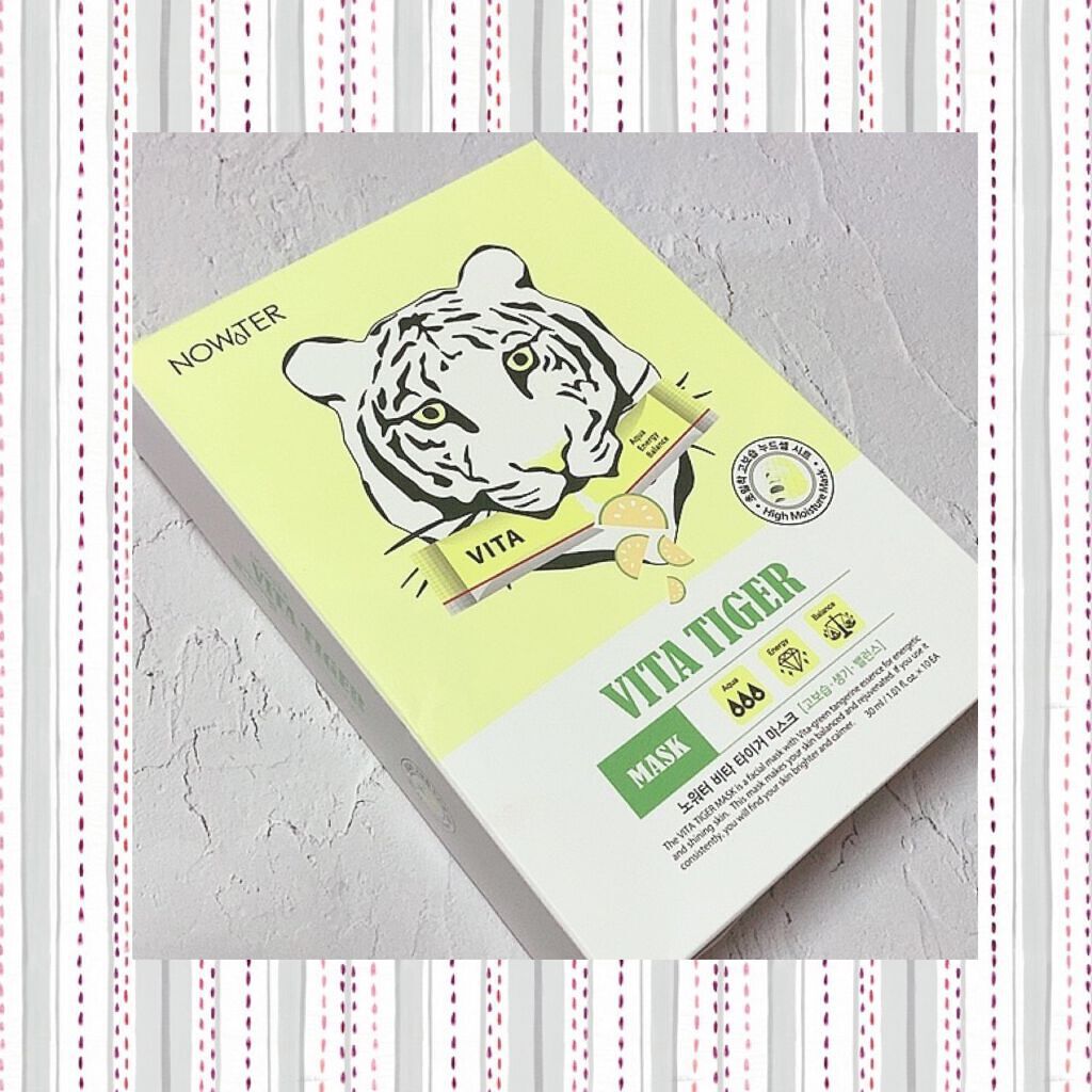 ビタタイガーマスク/NOWATER/シートマスク・パックを使ったクチコミ（3枚目）