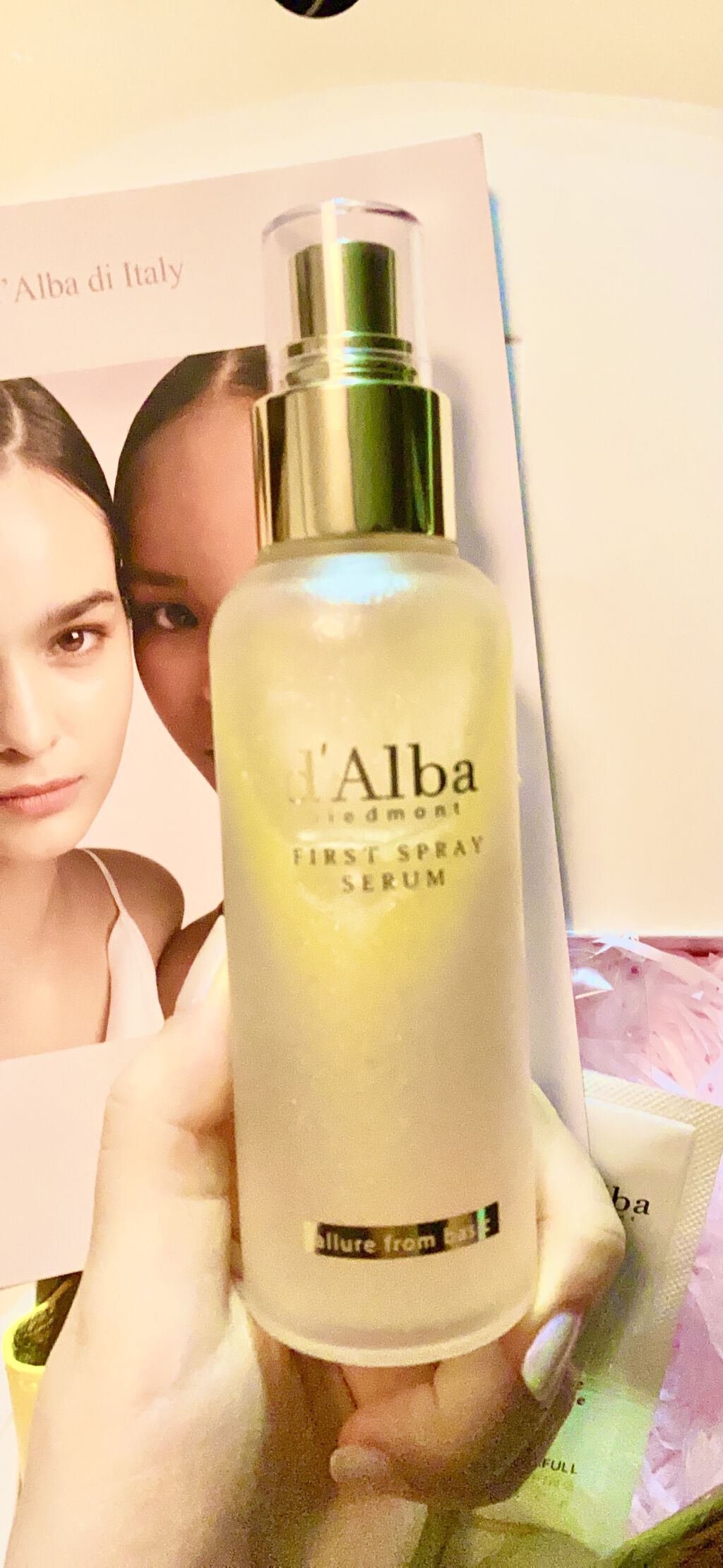 ダルバ ホワイトトリュフファーストスプレーセラム/ダルバ/ミスト状化粧水を使ったクチコミ（2枚目）